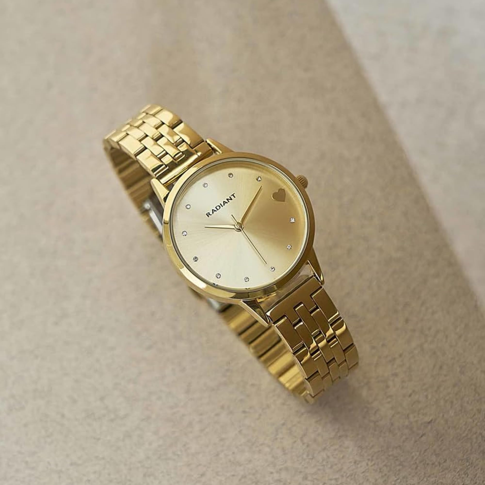 Correas para Relojes Modelo Sri Lanka 33,5MM Gold DIAL IPG Bracelet. Marca Radiant