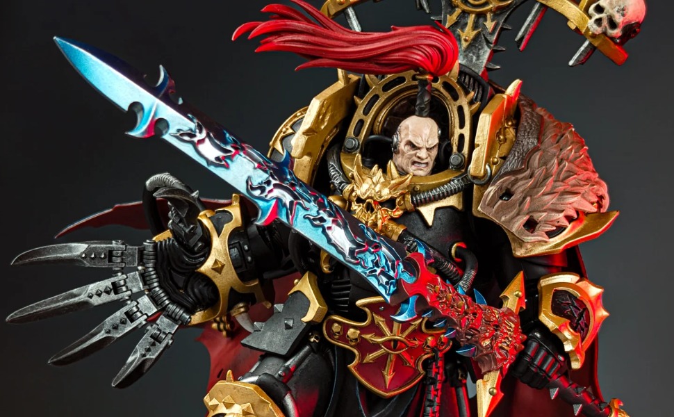 Amazon.com: JOYTOY Abaddon Warhammer 40K 1/18 Action Figures Black