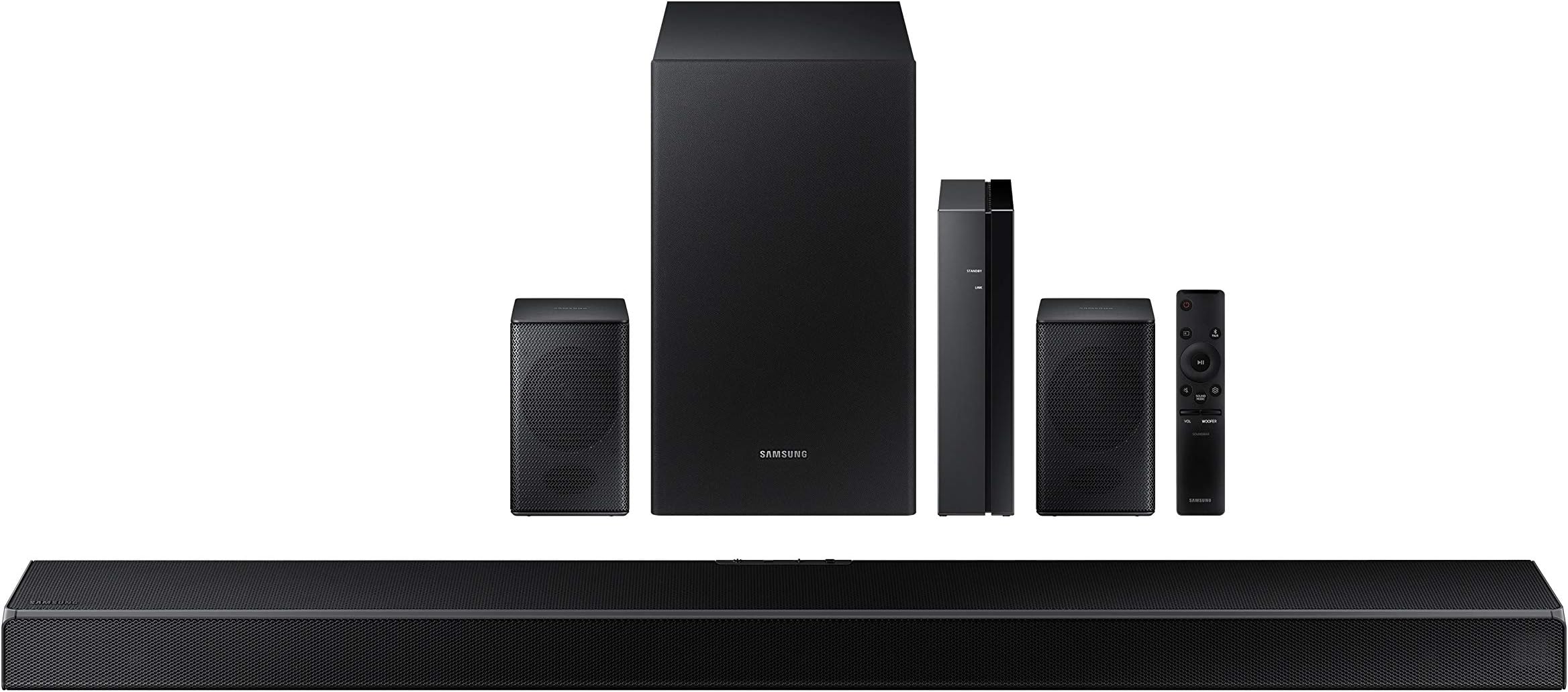 Samsung HW-Q67CT 7.1ch Soundbar with Acoustic Beam and Wireless Rear Kit (Renewed)