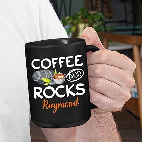 Miniatura 3 de Regalos de geología para geólogo, taza de café y rocas, tazas personalizadas para científico de rocas, taza de café con nombre personalizado para