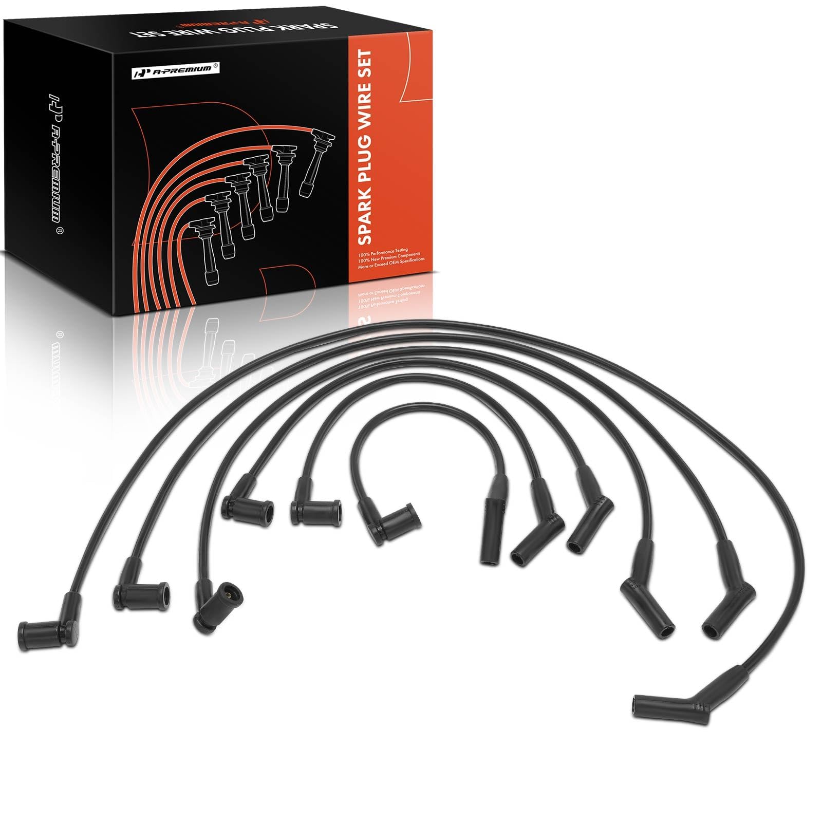 A-Premium Ignition Spark Plug Wires Set (Ford Ranger 2004–2007)