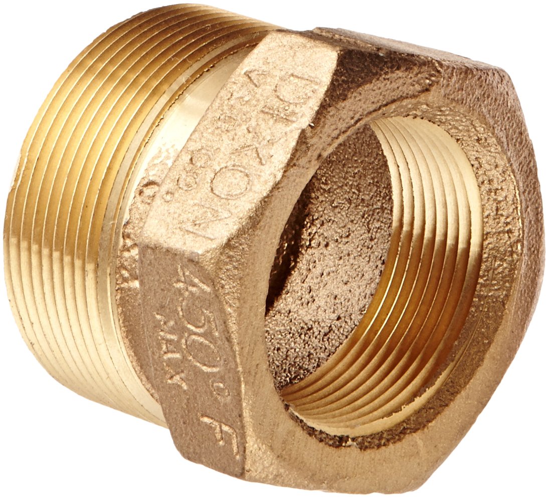 DixonValve BGB23 Brass Ground Joint Boss Fitting, Female Spud, 1-1/2" Hose ID