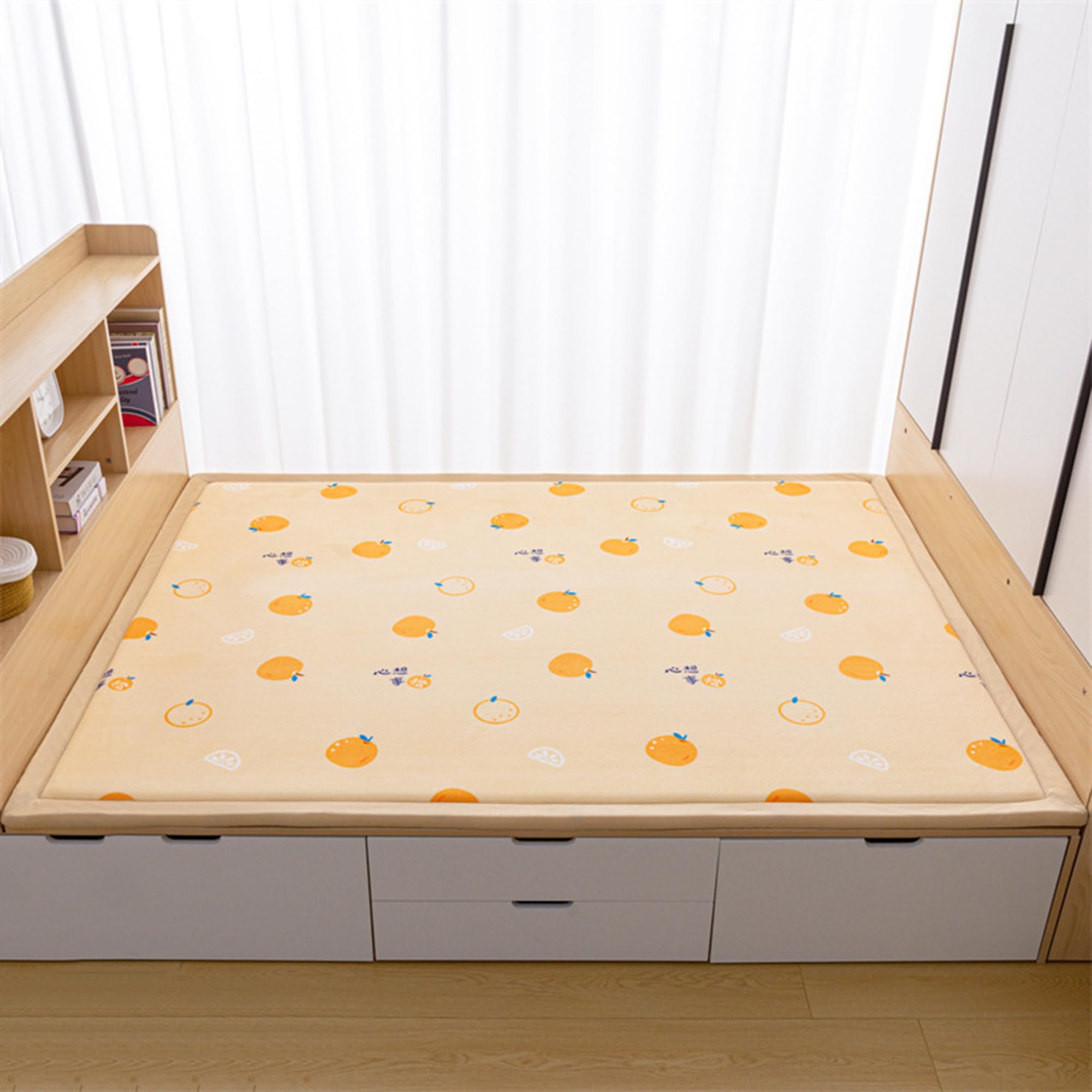 Grand tapis doux de salon au design moderne style 3, finition soignée 120 x 200 cm