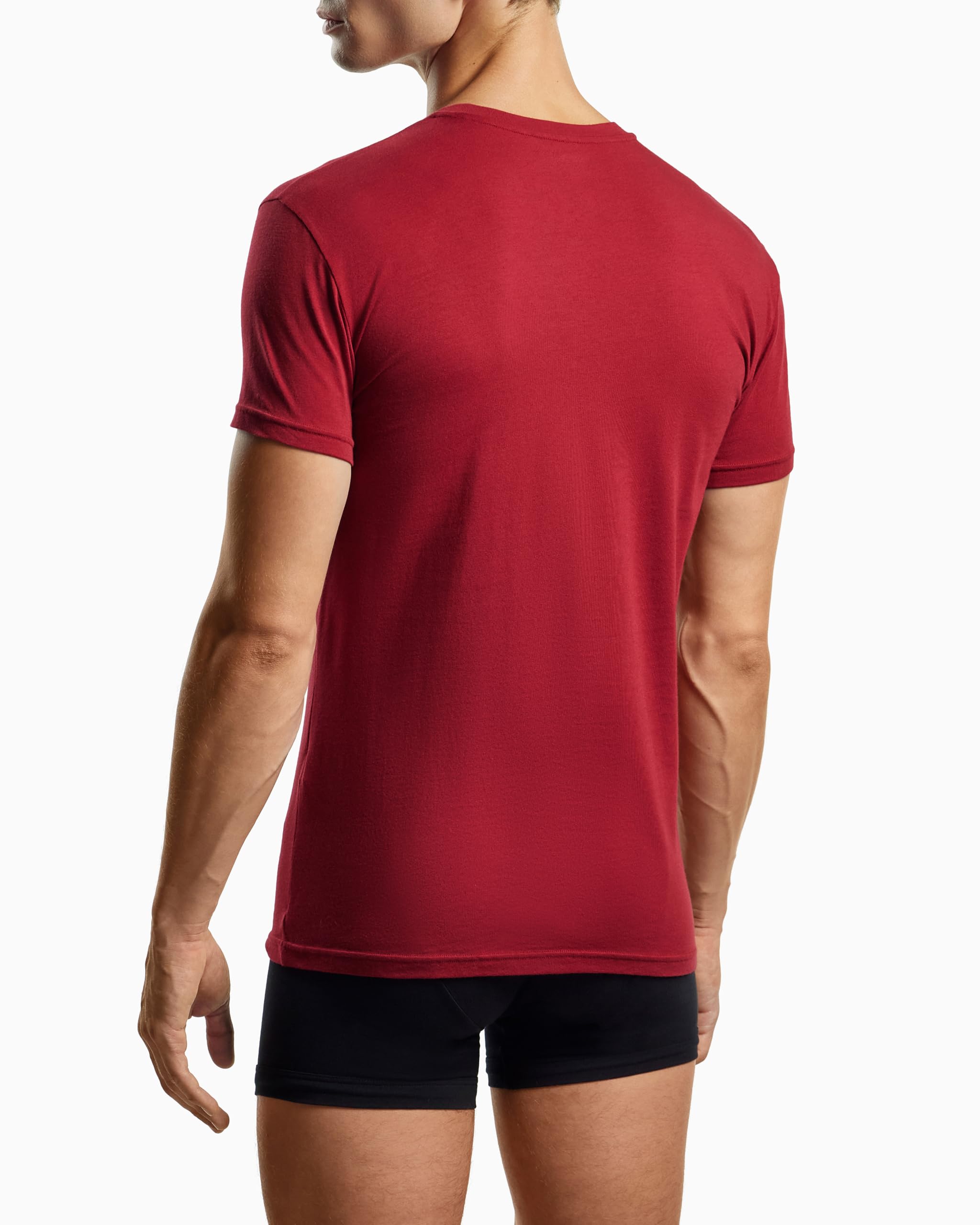 Emporio Armani Men's Shiny Logoband T-Shirt T-Shirt (Pack of 1)