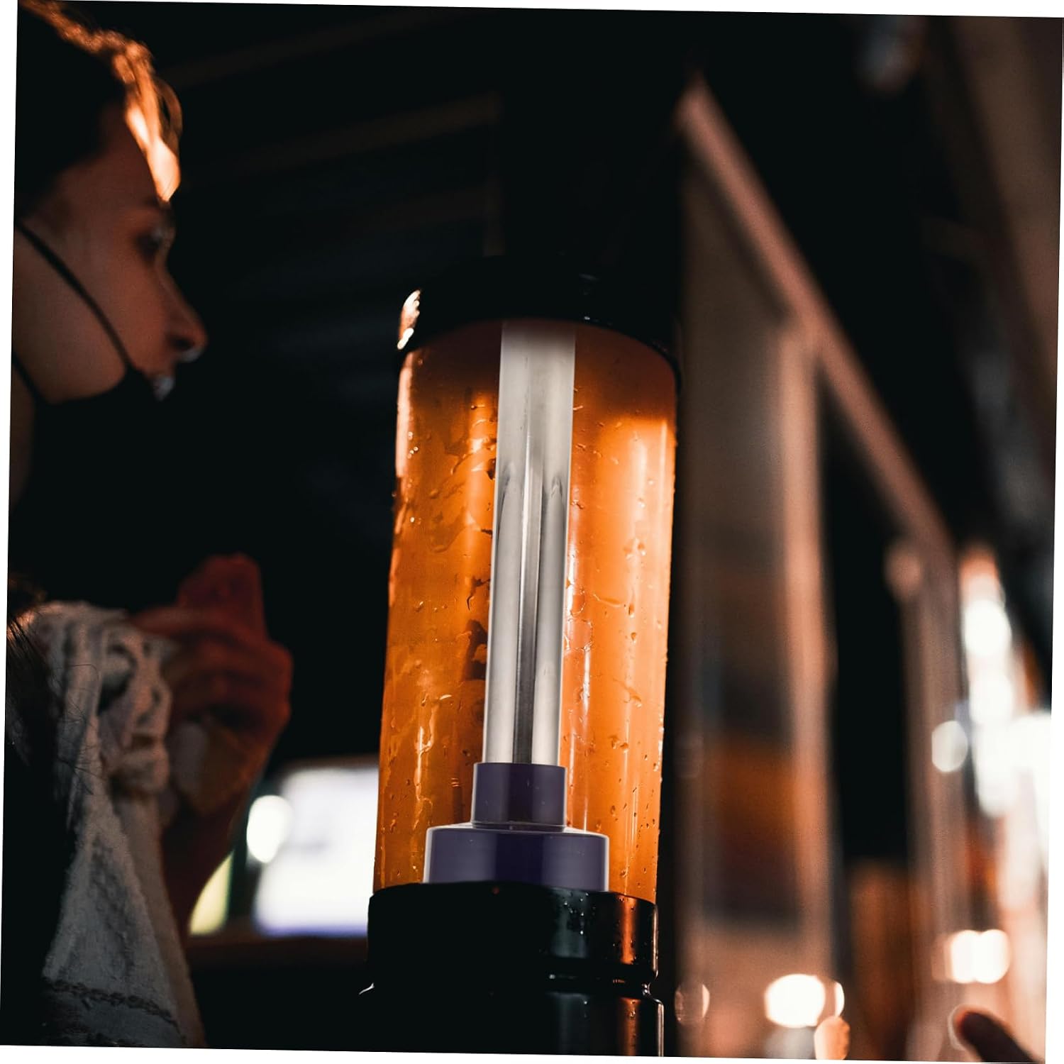 Ice Column Tube Reusable Ice Cubes Stainless Steel Cooling Stick for Whiskey Beverage