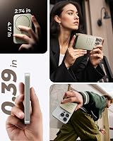 KU XIU Szilárdtest Powerbank Magsafe-hez - Qi2 15W Mágneses Külső Akkumulátor iPhone 16/15/14/13/12 Sorozathoz, 5000mAh Vezeték Nélküli 7