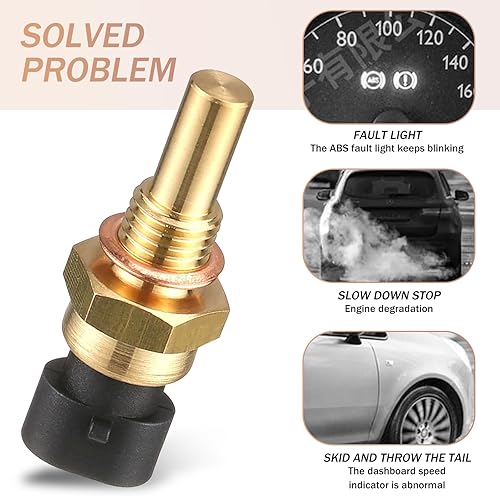 Miniatura 5 de UGSHY Paquete de 1 sensor de temperatura del refrigerante del motor, accesorios de repuesto para sensor de temperatura ECT, piezas de automóvil,