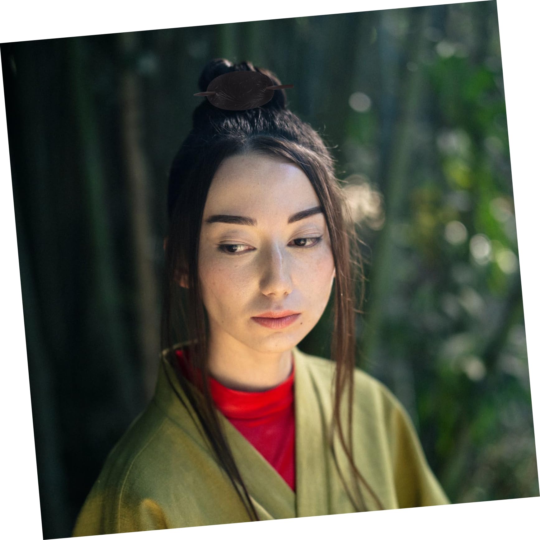 FRCOLOR 15 Stück Leder Haarnadel Haarspangen Für Damen Haargummis Mit Schleifen Damen Haarstäbchen Quastenkämme Lippen Pferdeschwänze Haarnadeln Für Damen Haarschleife Haargummis