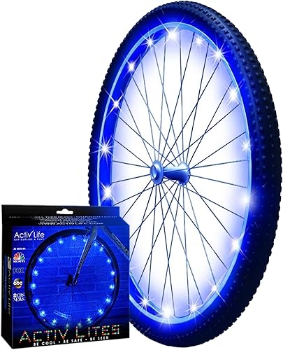 Miniatura 16 de Activ Life Luces LED para rueda de bicicleta con pilas incluidas. Obtén 100% más brillantes y visibles desde todos los ángulos para la máxima