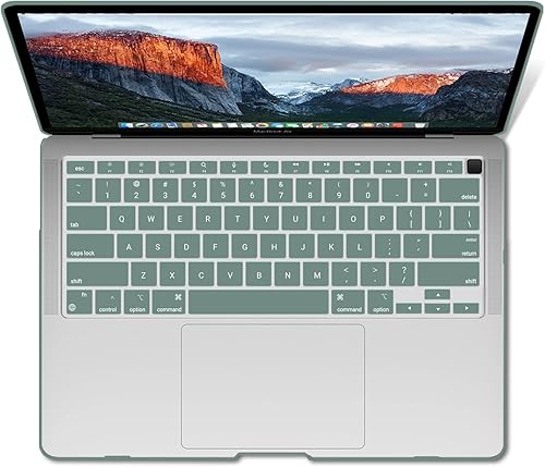 Miniatura 128 de IBENZER - Carcasa rígida para MacBook Air de 13 pulgadas versión 2020, 2019, 2018, A1932, A2179, con funda de teclado para Apple Mac Air 13 Retina