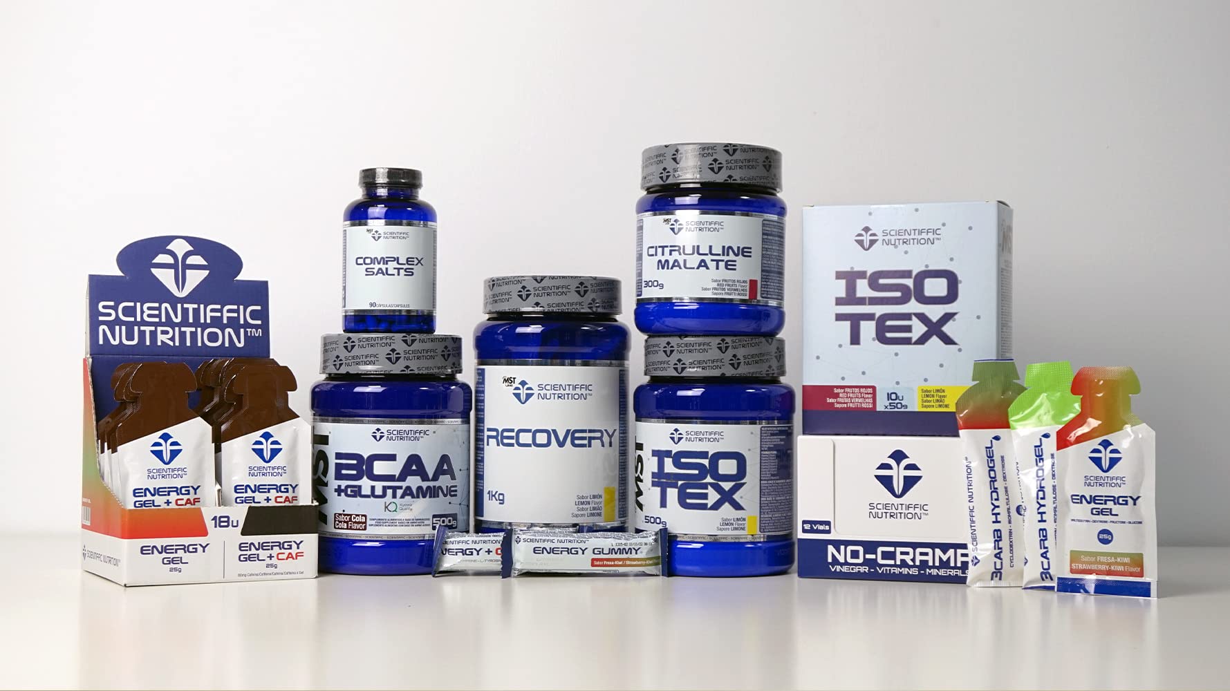 Scientiffic Nutrition Isotex Bebida Isotónica Instántanea en Polvo Sales Minerales Electrolitos Energía Sabor Limón 500 g