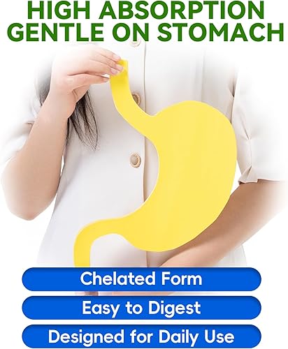 Miniatura 3 de Glicinato de magnesio 500 mg por cápsula  240 cápsulas  Suplemento de magnesio de alta absorción para relajación, calma y apoyo muscular  Suave con