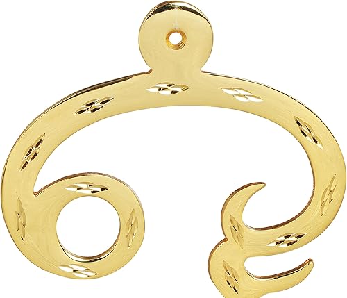 Miniatura 2 de Exotic India Colgante de pared Tamil OM (AUM) - Estatua de latón