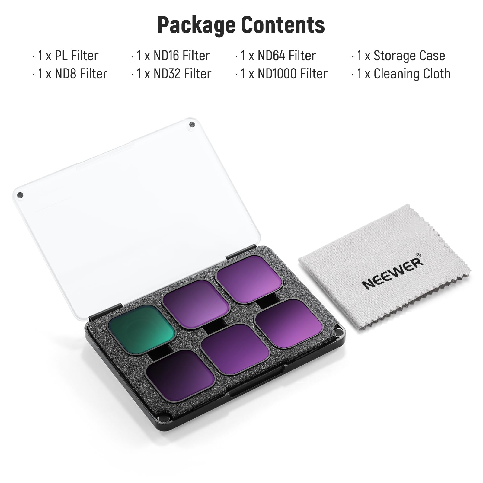 Neewer CPL ND Filter Kompatibel mit GoPro Hero 13 12 11 10 9 Schwarz – Bild 7