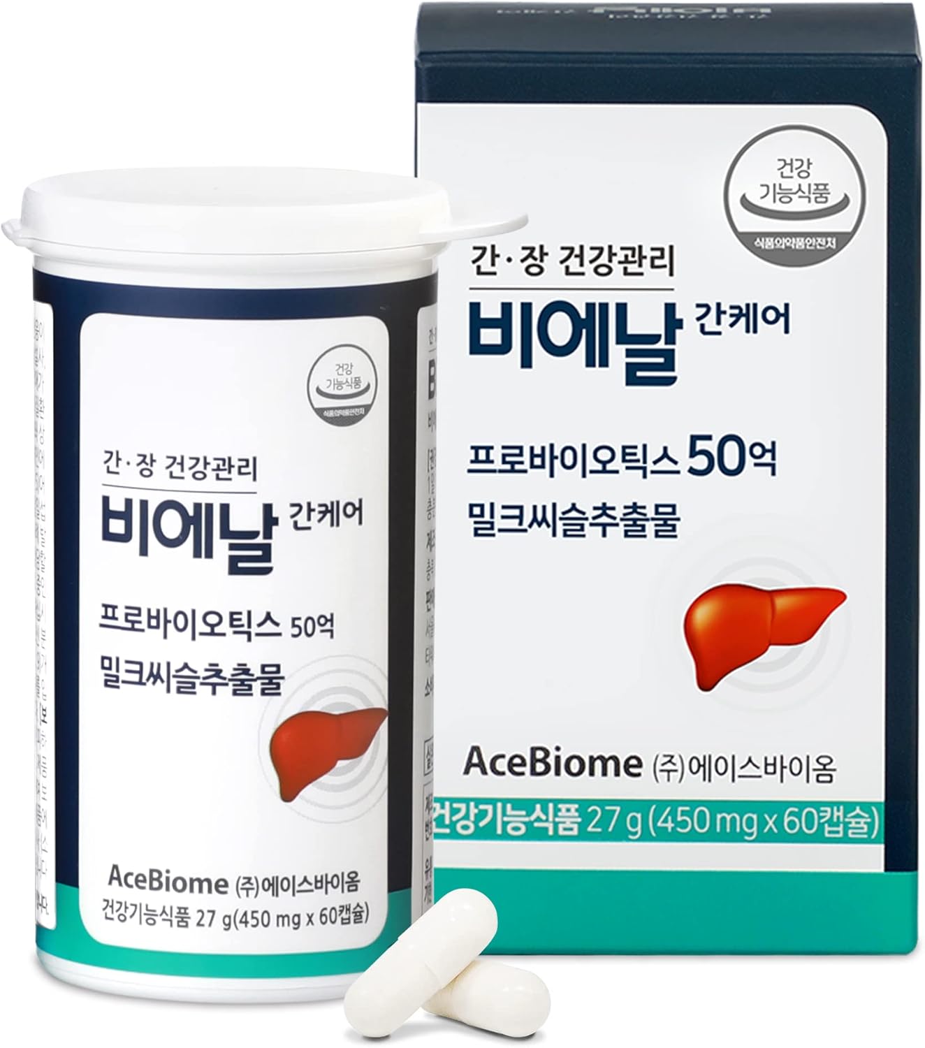 Bnr Liver Care, Milk Thistle Probiotics and Prebiotics, Silymarin, Liver and Digestive Support, 5 Billion CFU Guaranteed, 60 Capsules