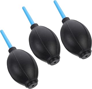 SHINEOFI Limpiador de Polvo 3piezas Soplador de Aire y Válvulas Unidireccionales, Material ABS Duradero para Limpieza de Cámaras, Detectores y Teléfonos Móviles