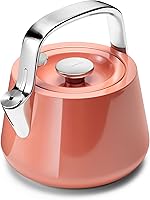 Vista 10 de Caraway Hervidor de Té Silbante de 2 Cuartos - Tetera de Acero Inoxidable Duradera - Hervido Rápido, Compatible con Cualquier Estufa - No Tóxico