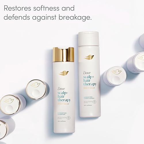 Miniatura 5 de Dove Acondicionador hidratante para el cabello para el cuero cabelludo + terapia capilar para hidratar el cabello sin sulfato para cabello seco,