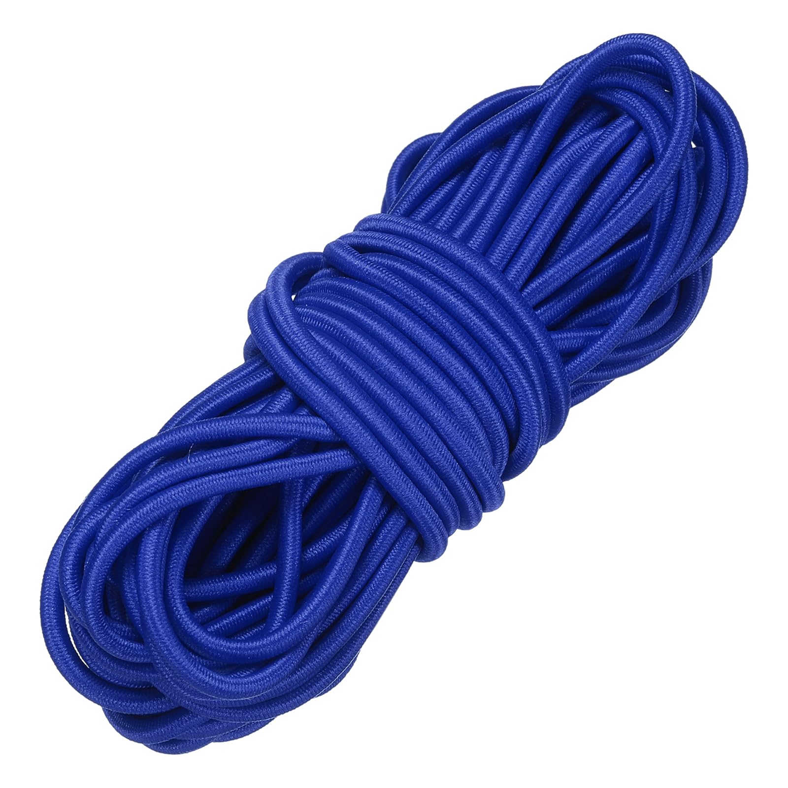 PATIKIL Elastic Bungee Cord, 3mm x 10m Heavy Duty Polyester Bungee Shock Cords Kayak Stretch String Rope for Kayak Strap Tarp Tie Boating Tent Camping DIY Craft, Blue