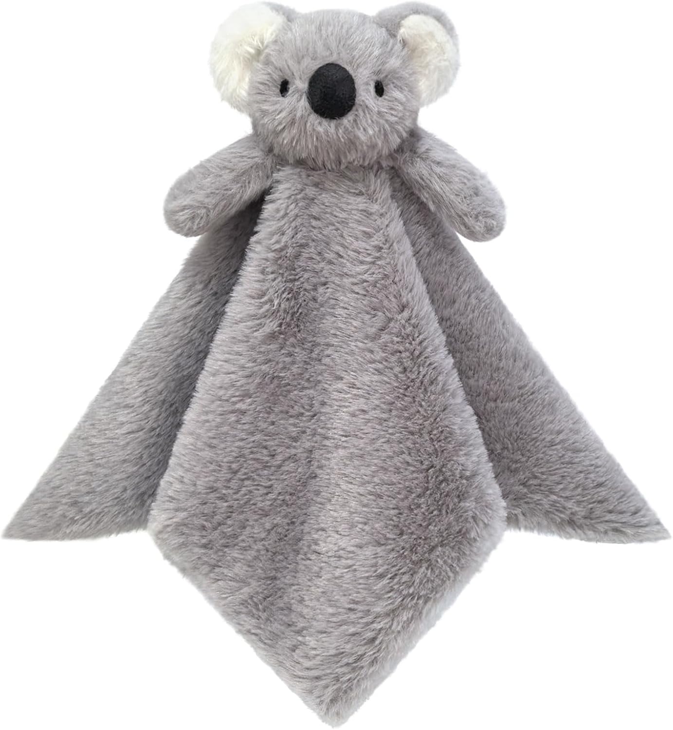 Baby Gray Koala Soft Stuffed Animal Security Blanket, Plush Koala Character Lovey Blanket, Baby Shower/Nursery Gift, Newborn Infant Toddler Snuggle Blankie for Girls Boys, 14 Inches