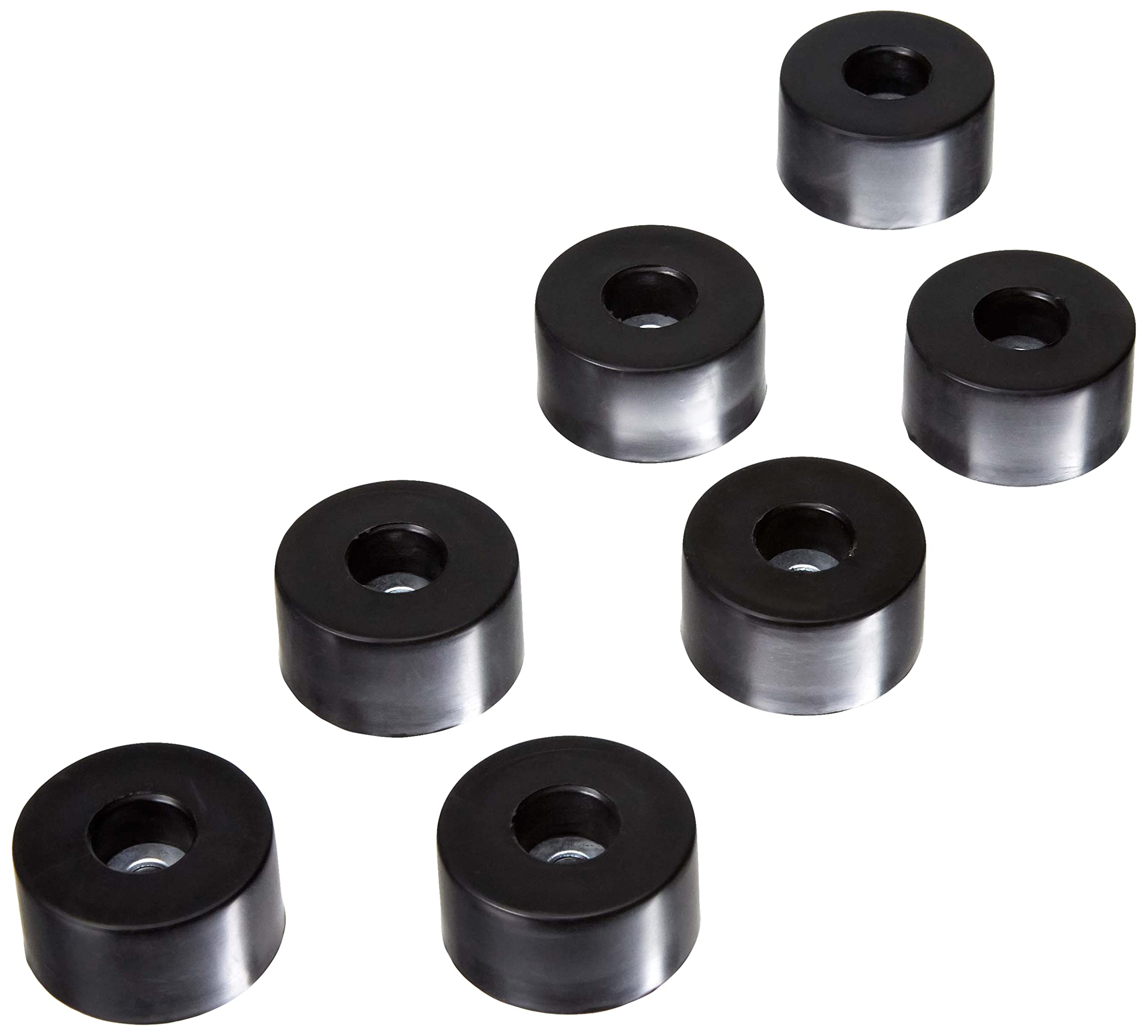 Adam Hall Hardware 4909 M8 AH - Bustina con set di 8 piedi in gomma 38 x 20 mm
