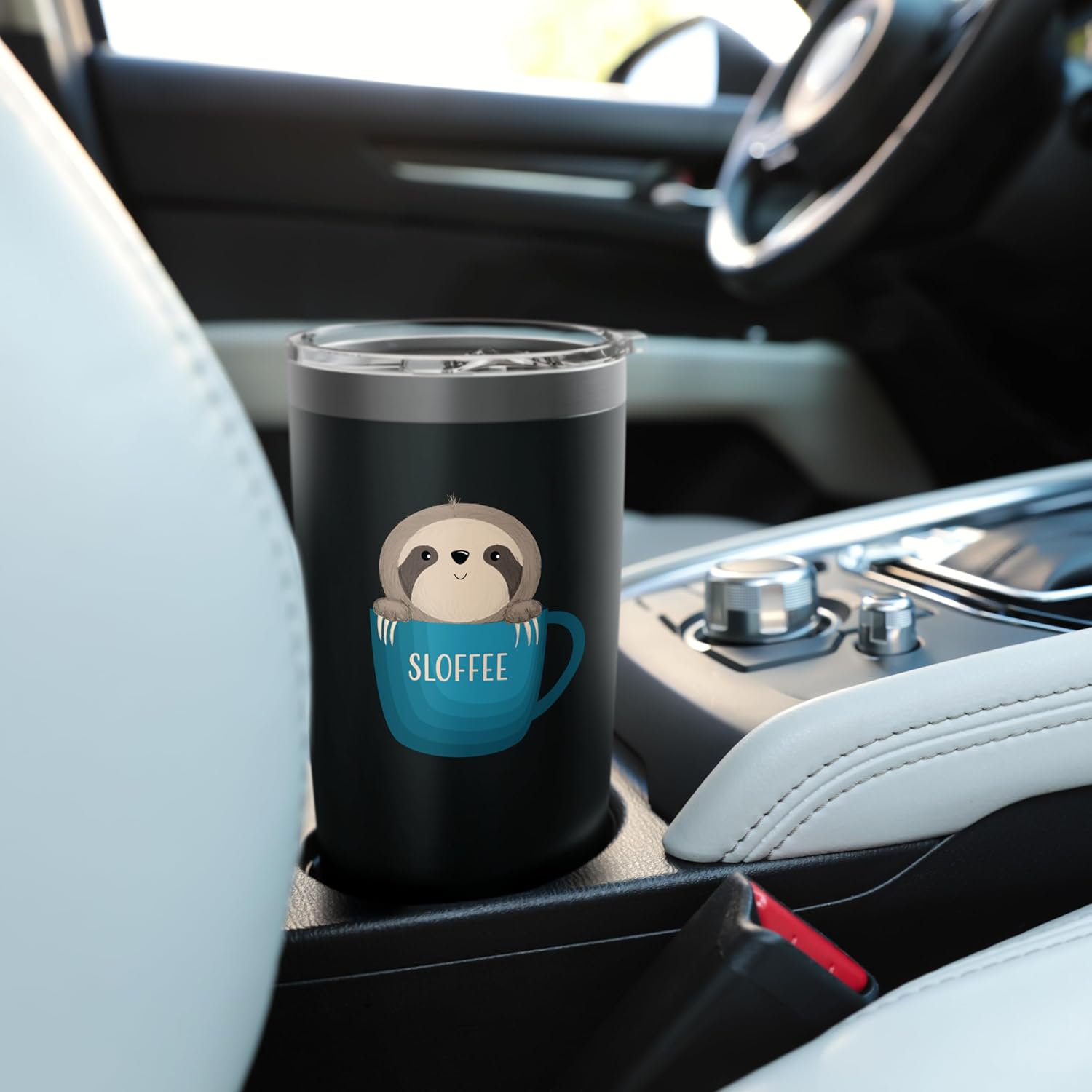 Sloffee Sloth Coffee Mug Stainless Steel Insulated Tumbler - Image 6