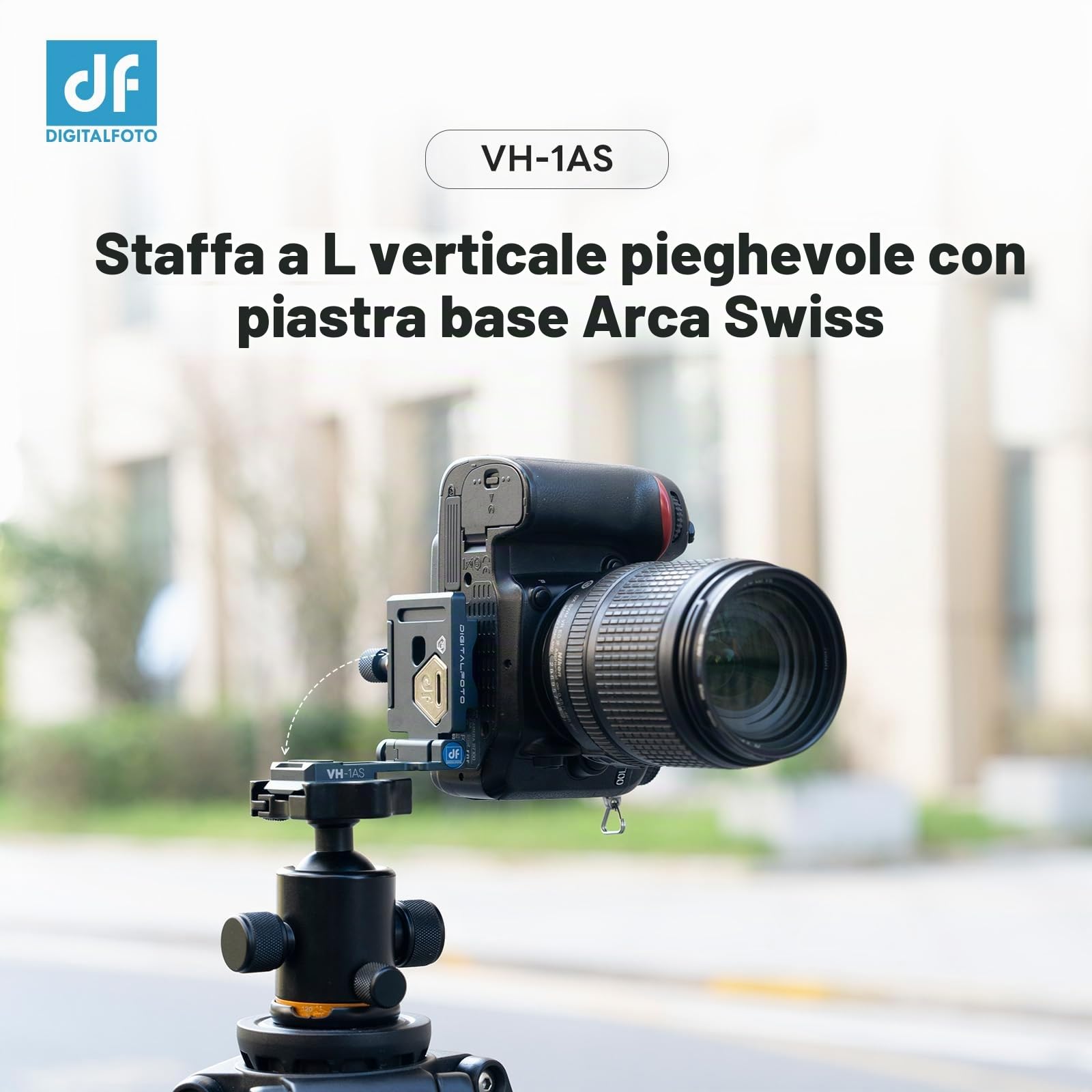 Fotocamera Pieghevole Staffa a L con Arca-Style Sgancio Rapido