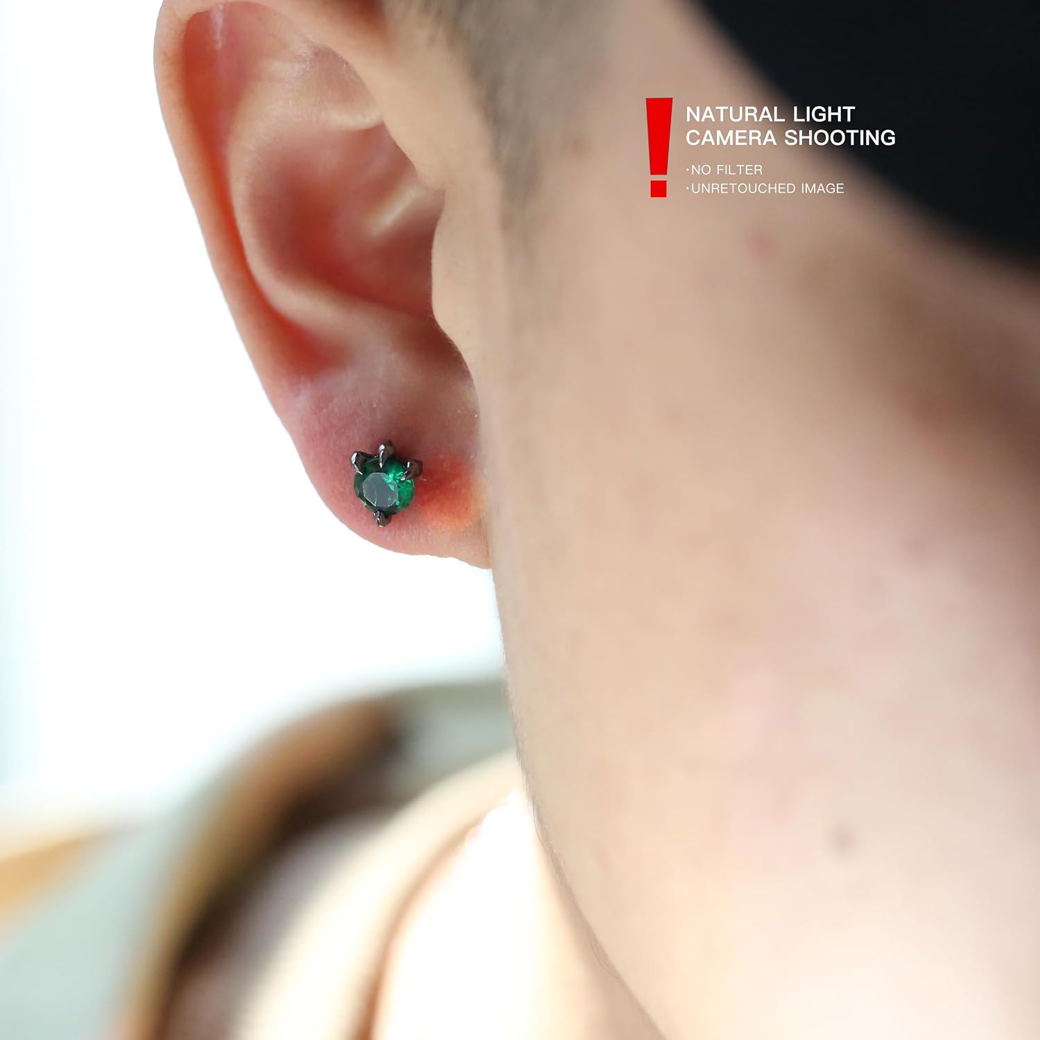 S925 Sterling Silver Dragon Claw Stud Earrings for Men Women, Cubic Zirconia Mens Earrings Stud Jewelry for Women Birthday Gifts