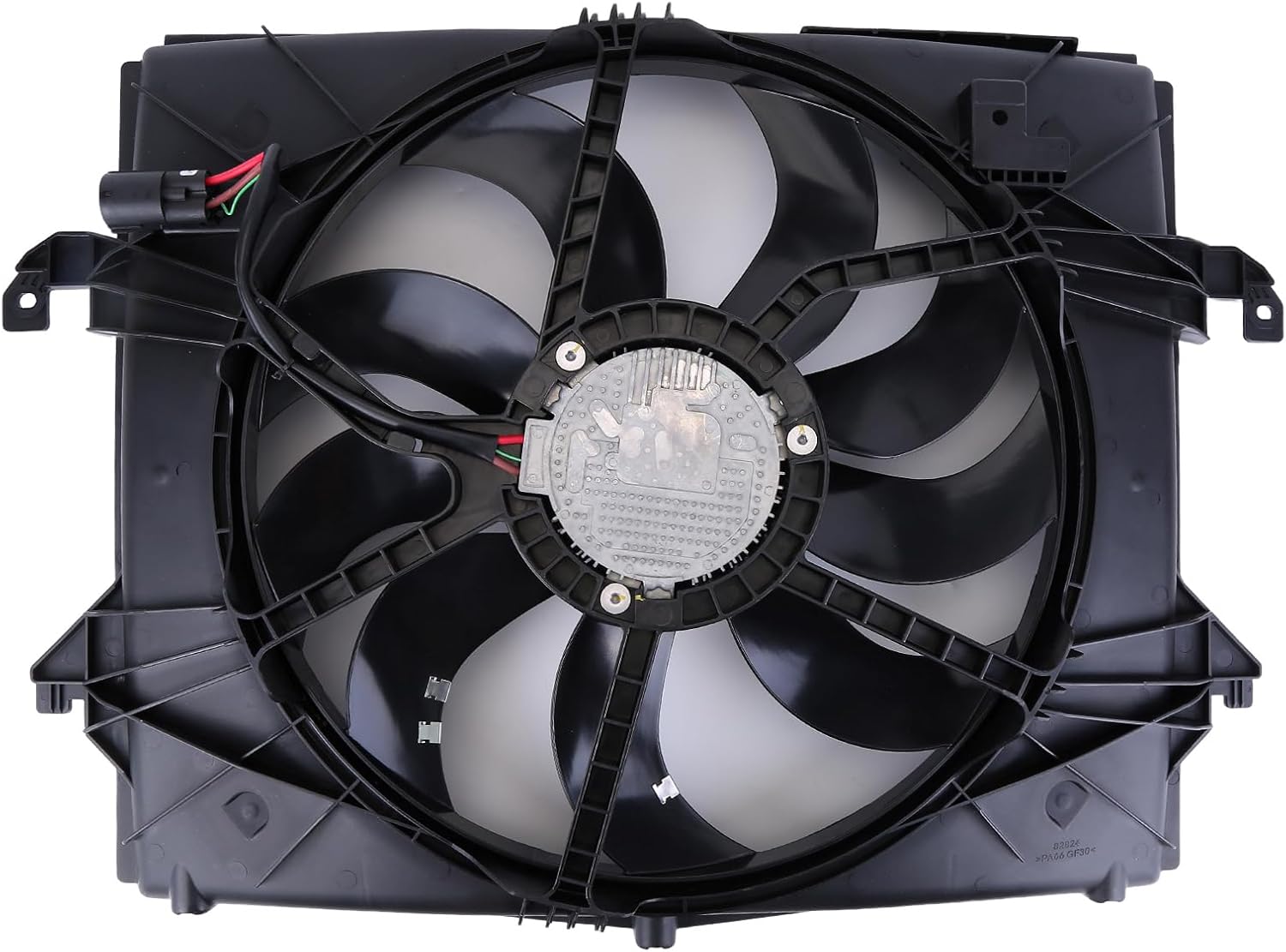 Engine Radiator Cooling Fan Assembly with Brushless Motor fitfor Dodge Ram 1500 2013-2018 V6 3.6L Pickup for Dodge Ram 1500 Classic 2019-2023 Cooling Fan Replaces 52014772AF CH3115194 1994783