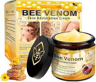 Bee Venom Skin Treatment Cream, Face Lifting and Firming For Daily Use, Effectively Smoothens the Skin Body Moisturizer, Gentle & Non-irritating Formula Suitable For Whole Body & Skin Types