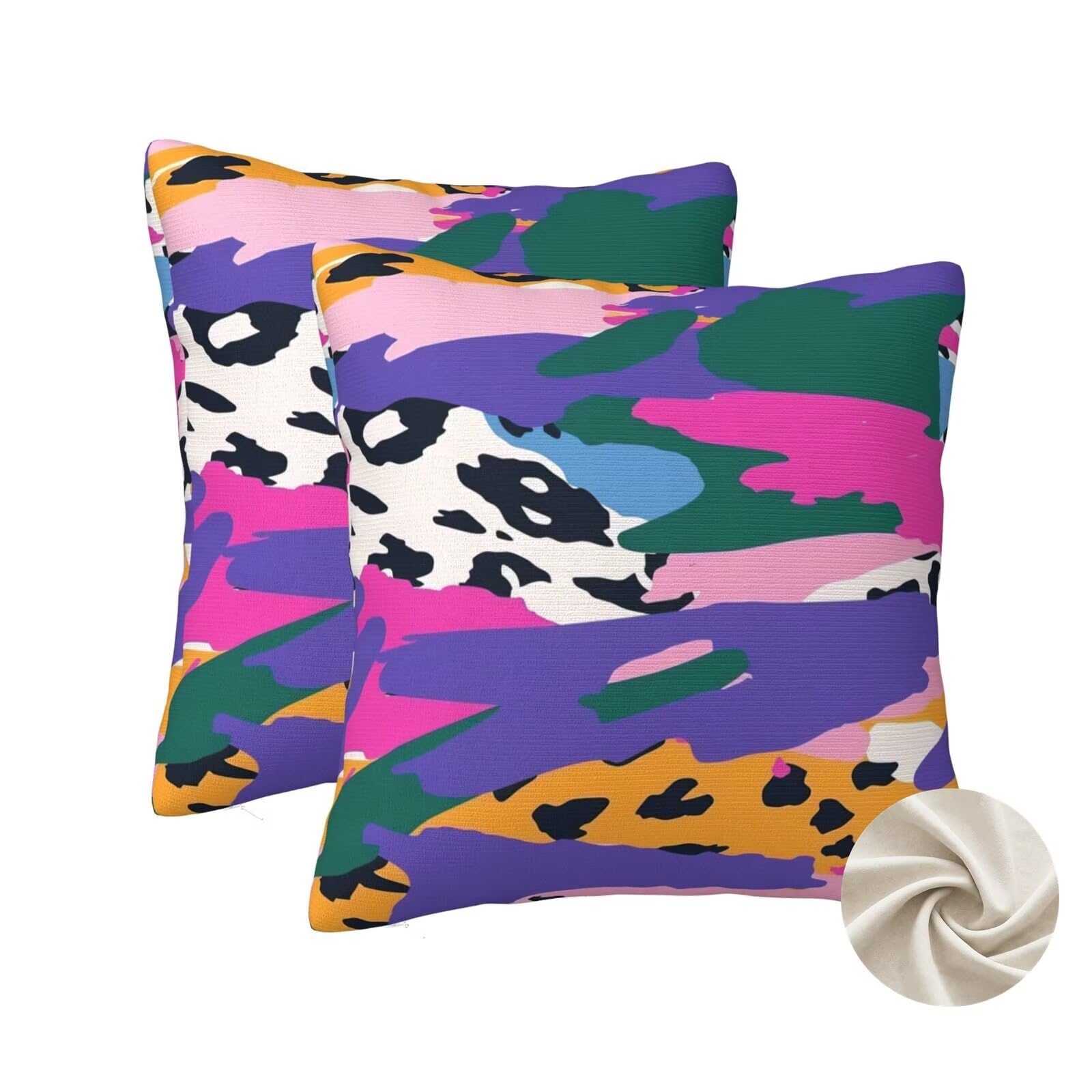 Taies d'oreillers et housses de coussin 60x60 decoration maison canape lit