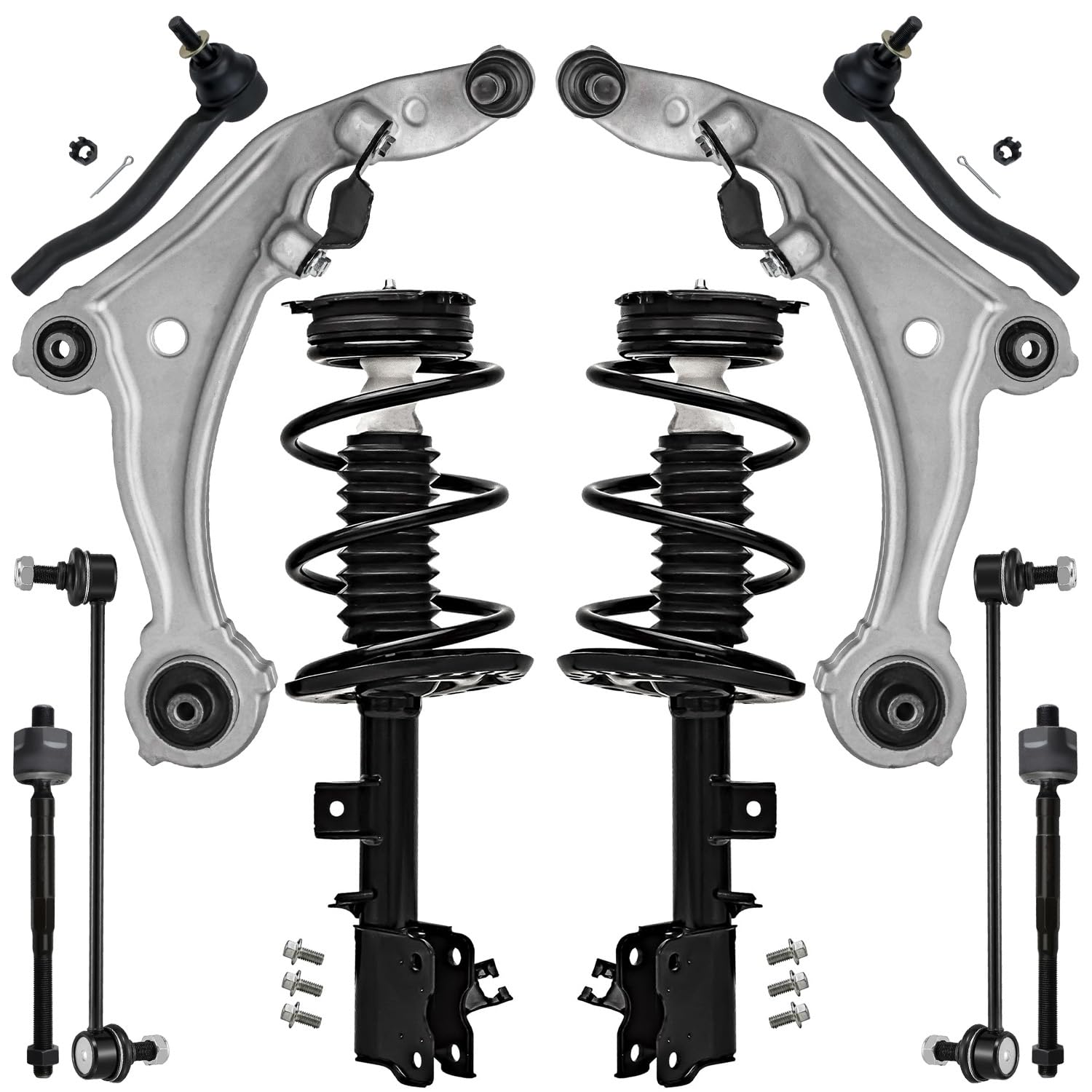 Detroit Axle - 10pc Front Struts Kit for 2009-2014 Nissan Murano