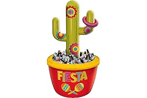 Inflatable Cactus Cooler & Ring Toss, Perfect Summer Fun