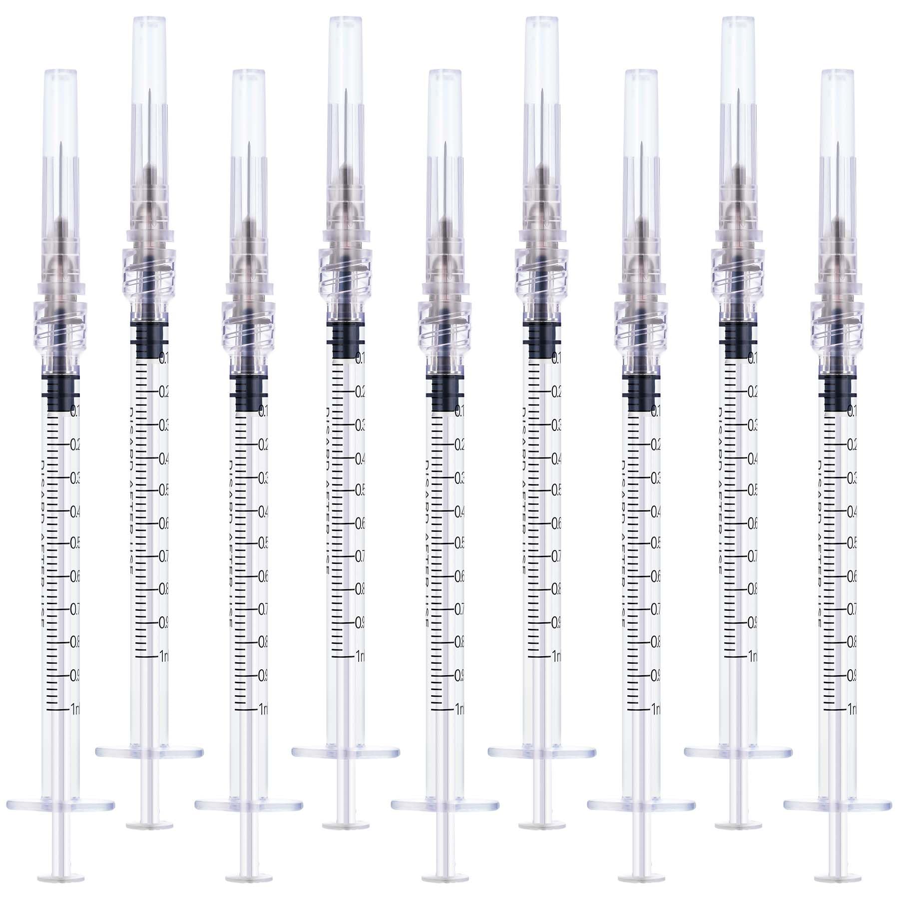 1ml Syringes with 25G 1inch Needle,100 Pack — Amazon image 9