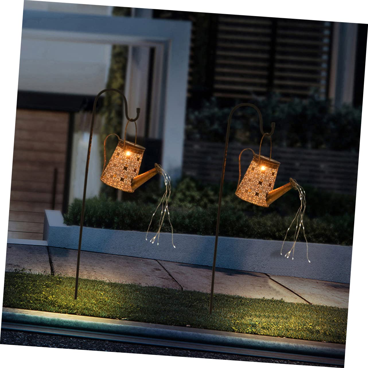 Gatuida Lampe Solaire Arrosoir Lumineux Éclairage Extérieur Décoratif Pour Jardin