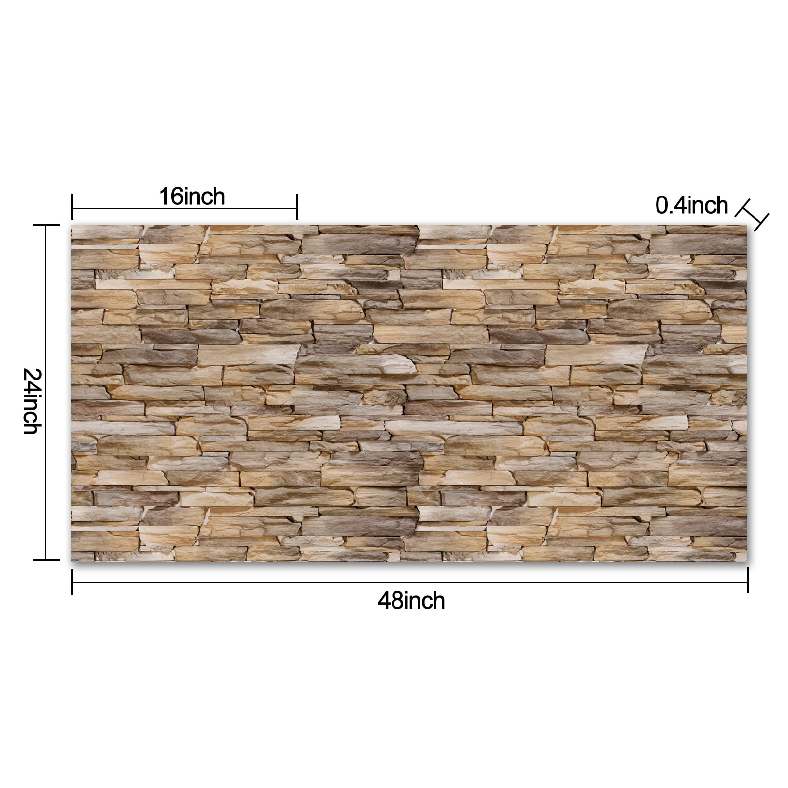 AIONCDER Art Acoustic Panels Sound Absorbing Panels, 24“x16”inch/piece