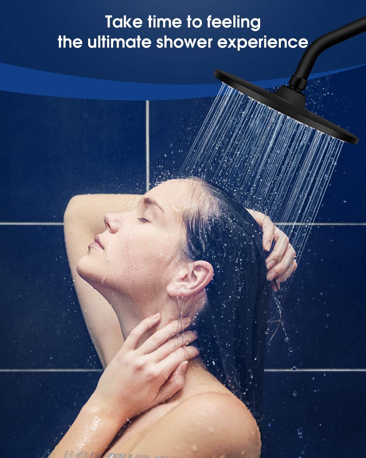 Rain Shower Head High Prure Showerhead - Tool Free