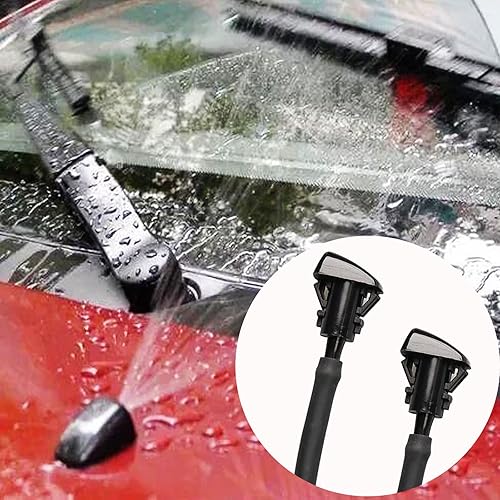 Miniatura 4 de Kit de boquillas para limpiaparabrisas - Boquilla rociadora para limpiaparabrisas con manguera de lavadora de 79 pulgadas y conectores de repuesto