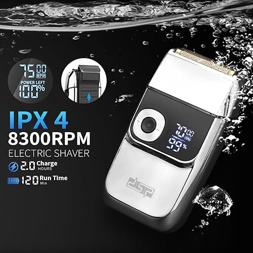 Miniatura 4 de DSP Kit de peluquero profesional 4 en 1 cortadora de pelo inalámbrica, recortadora, afeitadora y removedor de vello de nariz, juego de peinado y