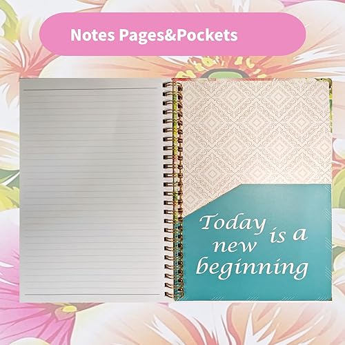 Miniatura 6 de Agenda 2024, enero 2024 - diciembre 2024, 6.2 x 8.5 pulgadas, planificador semanal y mensual 2024, planificador encuadernado en espiral con