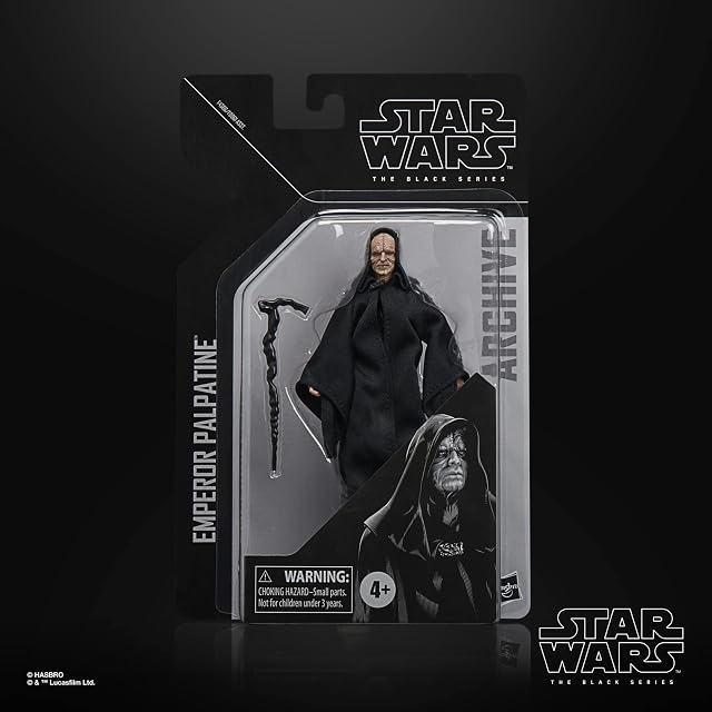Foto 2 de 6 de Star Wars Hasbro The Black Series Archive Emperor Palpatine Toy 6-Inch-Scale Return of The Jedi Collectible…