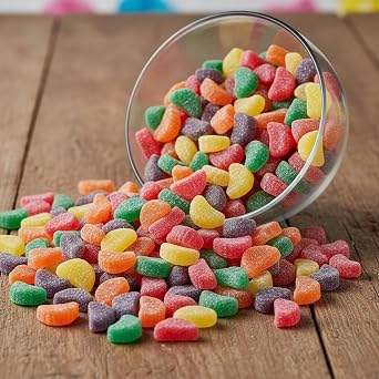 Fruit Slices Jelly Candy | Sugar-Dusted Nostalgic Sweets | Multiple Flavors Available | Classic Candy For Kids and Adults | Available in 8oz, 1lb, 2lb, 2.75lb & 6lb Jars (1 lb Bag, Assorted)
