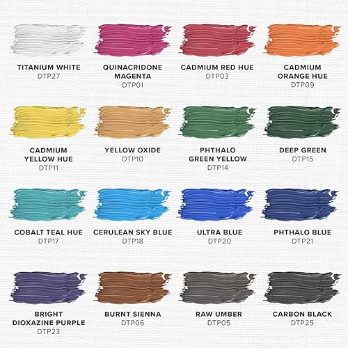 Miniatura 5 de DecoArt Impasto Paint, tono rojo cadmio, 4 onzas líquidas, tarro