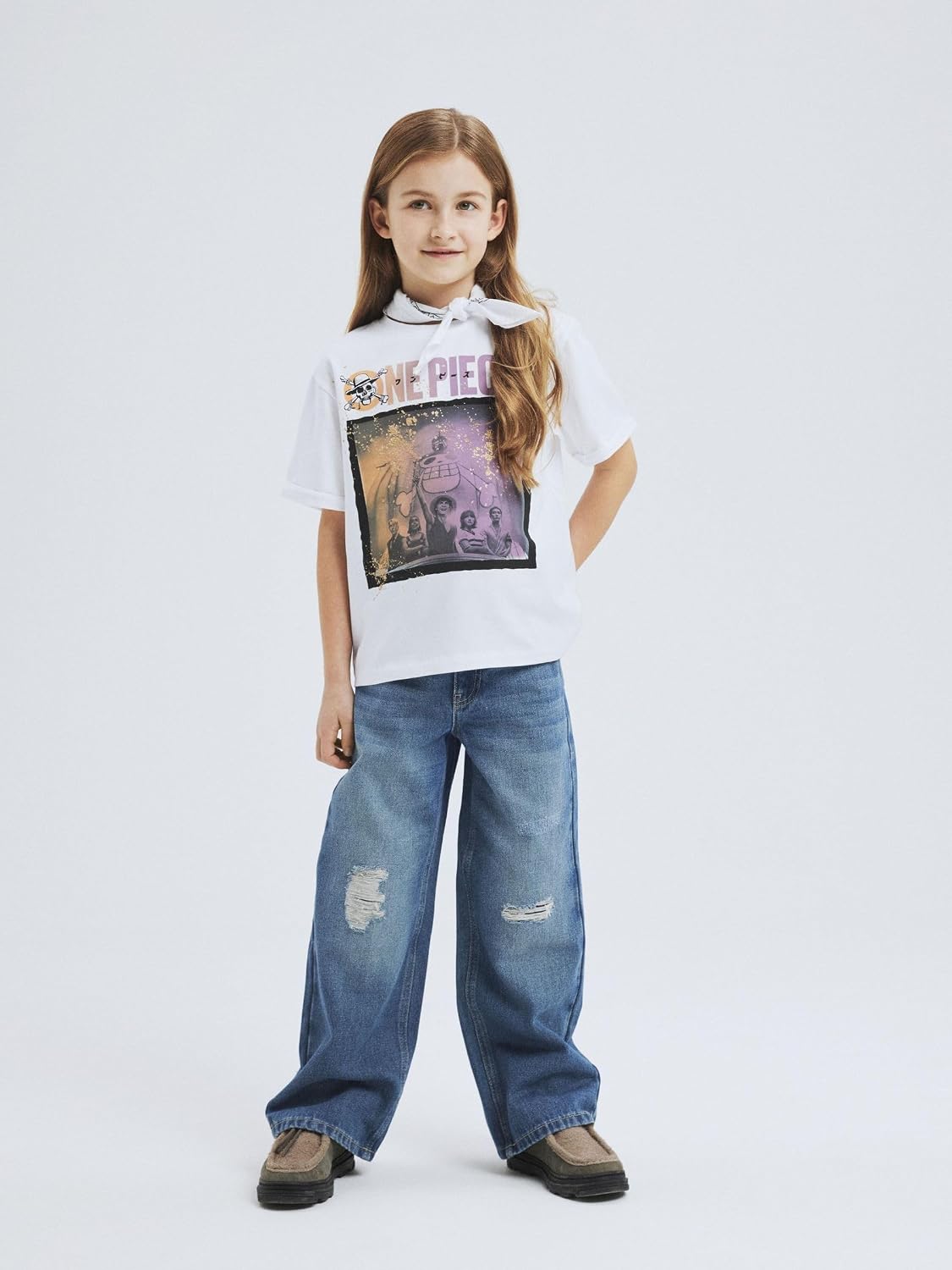 NAME IT Girl Jeans Wide Leg | jean 110 Medium Blue (Medium Blue Denim)