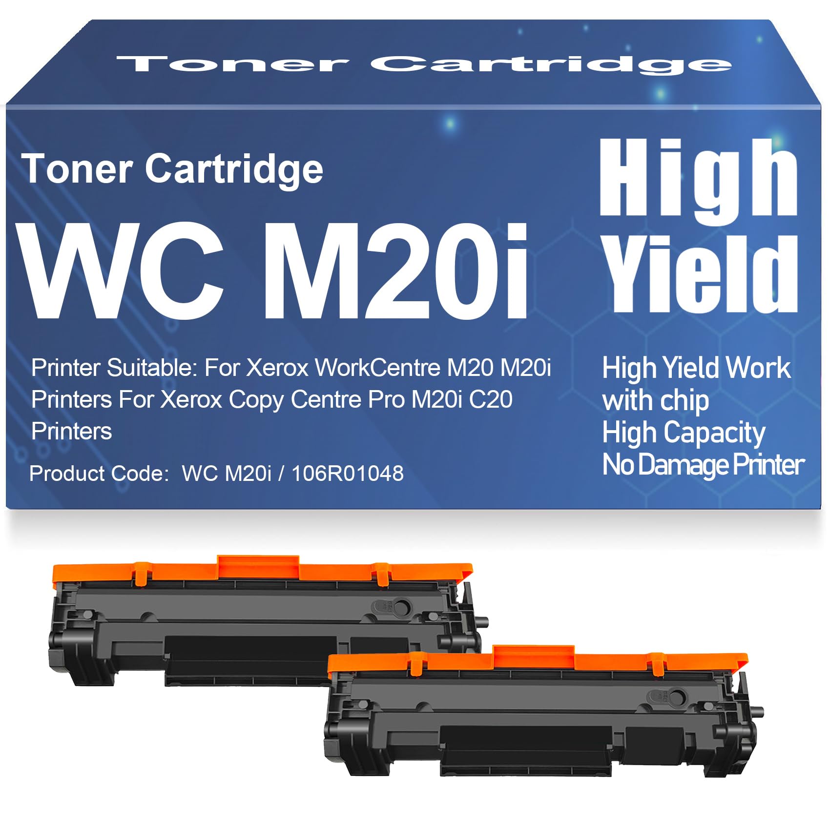 Toner compatible WC M20i Xerox WorkCentre 106R01048 C20 - 8