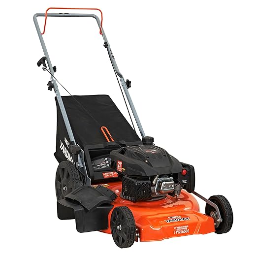 YARDMAX 21-Inch Walk-Behind 3-in-1 Push Mower 170cc YG1650
