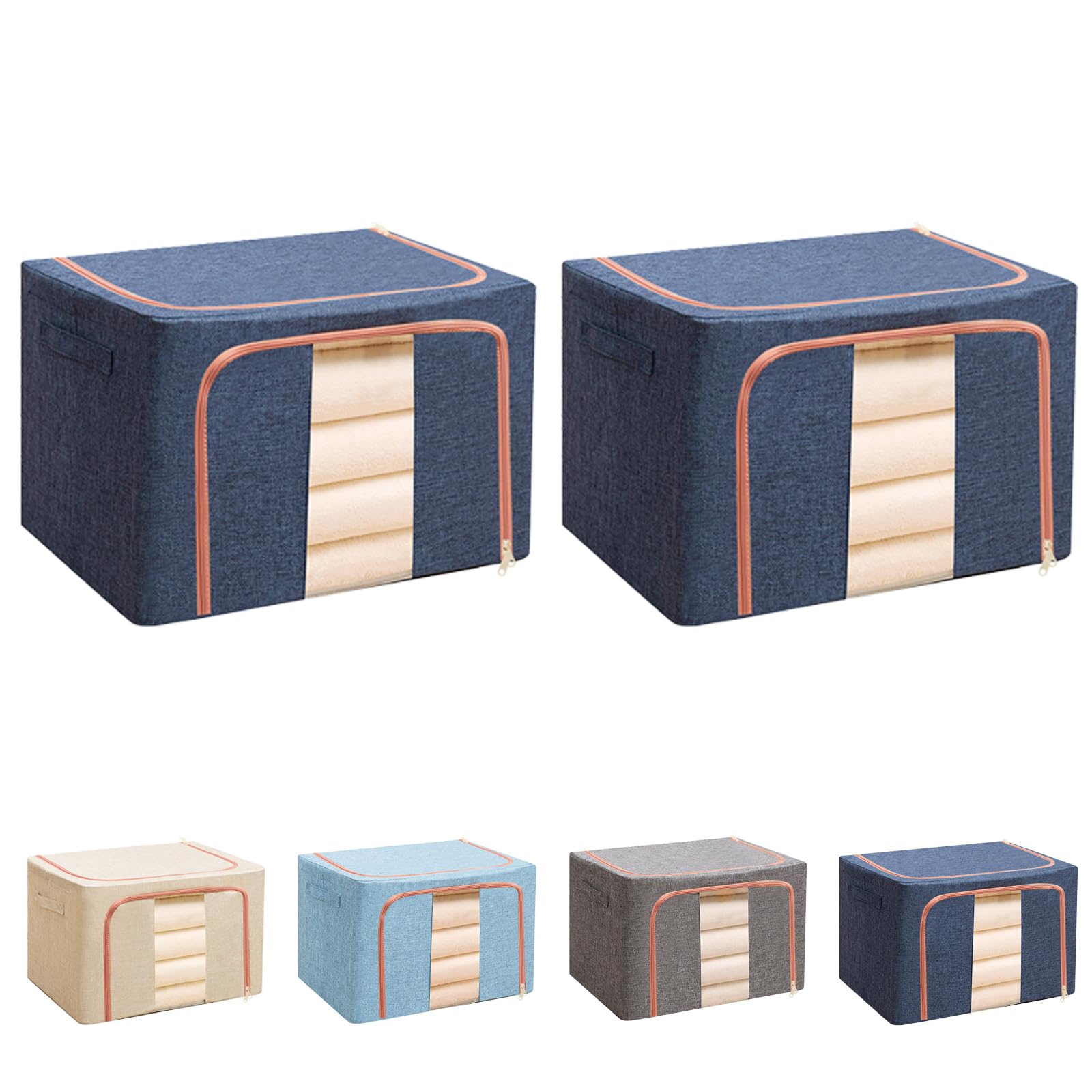 Sacs de Rangement pour Vêtements avec Fermeture Éclair et