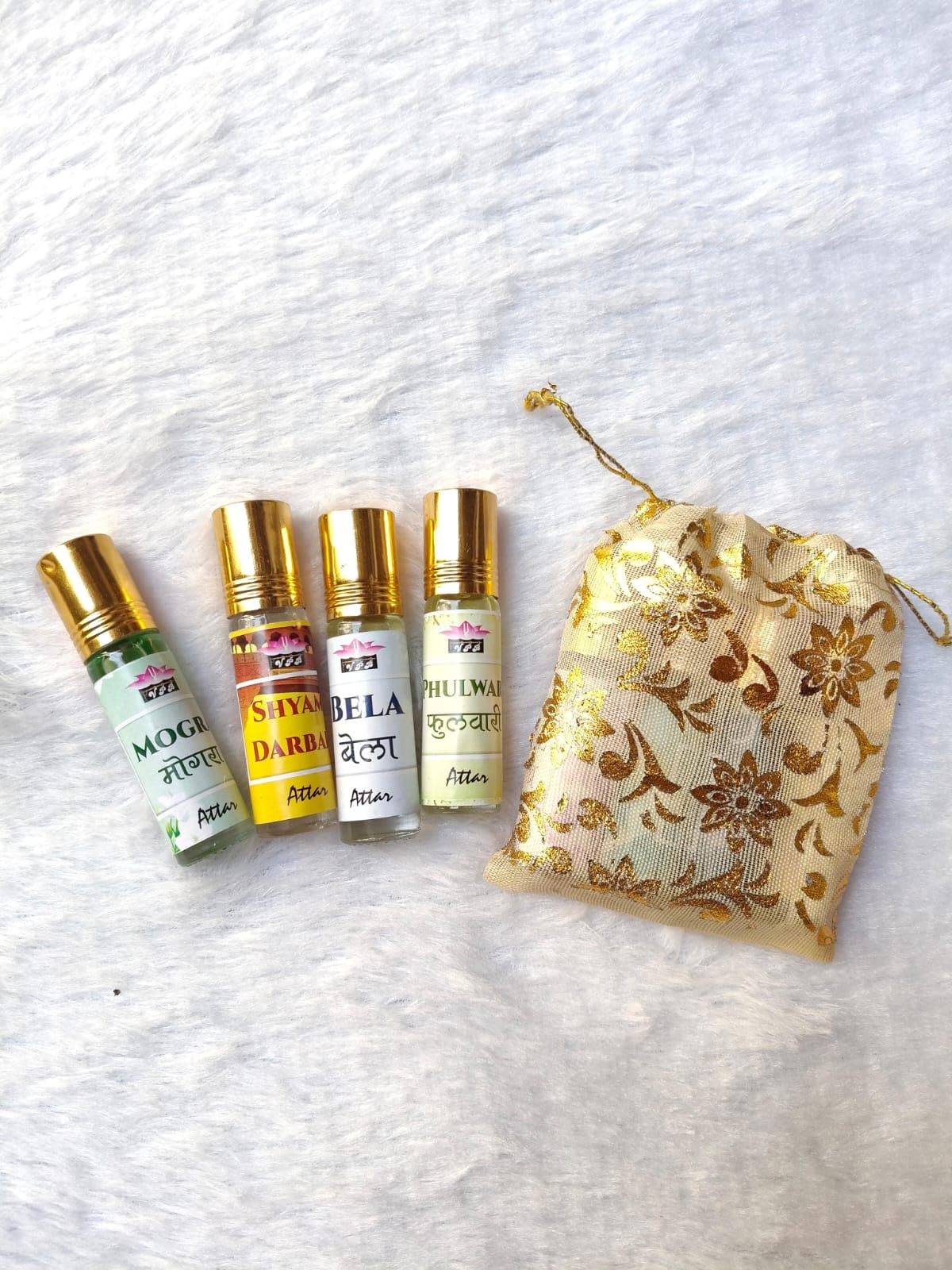 Kriddha Pack of 4 attar for laddu gopal || Kanha ji || ittar || Thakur ji || Gopal ji perfume || perfume || Attar (Mogra/Shyam Darbar/Bela/Phulwari)-image-21
