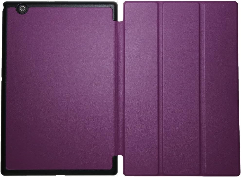 Ultra Slim Lightweight Premium Leather Hybrid Sony Xperia Z4 Tablet Case Stand Cover Case with Auto Wake/Sleep function for Sony Xperia Z4 Tablet Purple