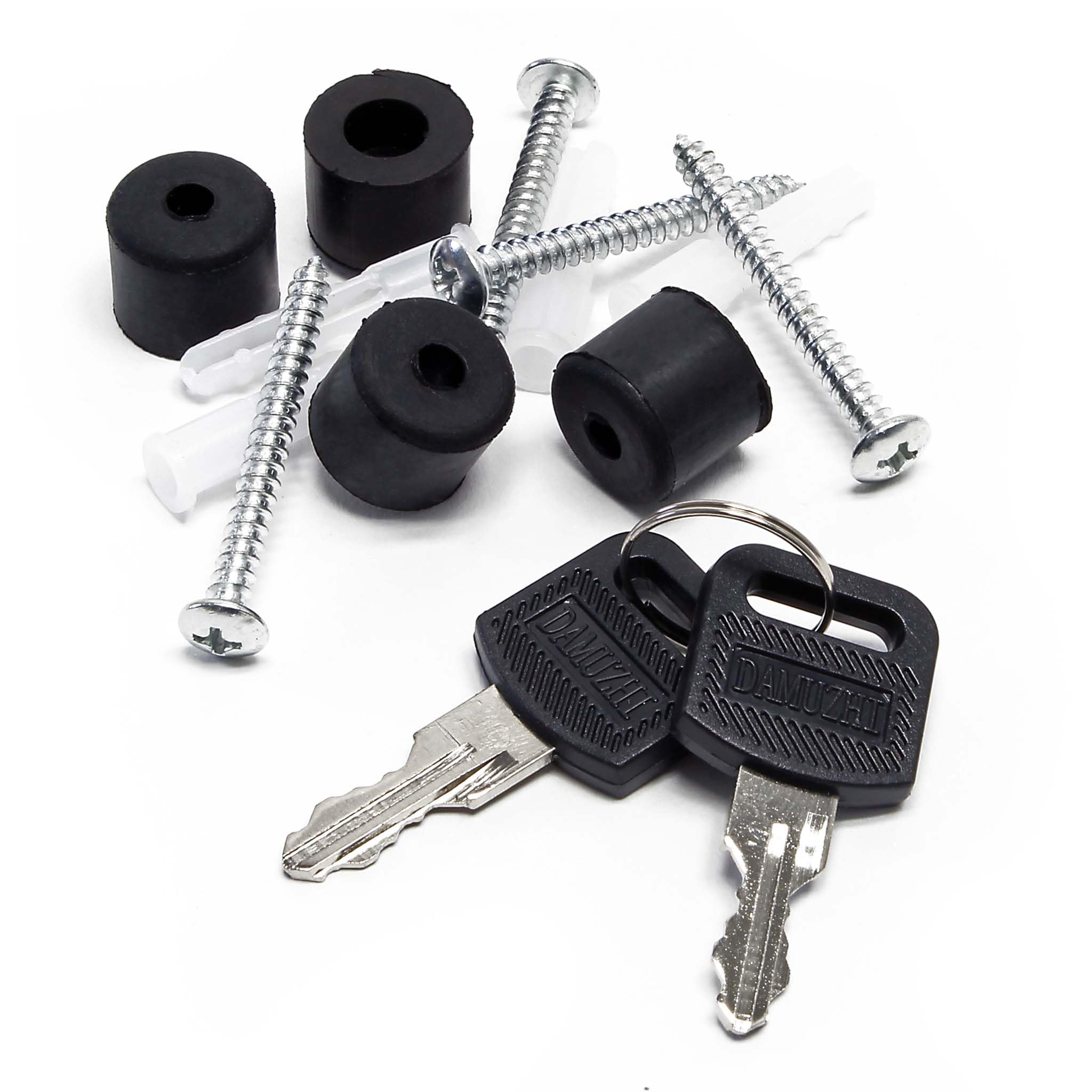 Wiltec Set Cassetta postale doppia autoportante V18 antracite con telaio di supporto